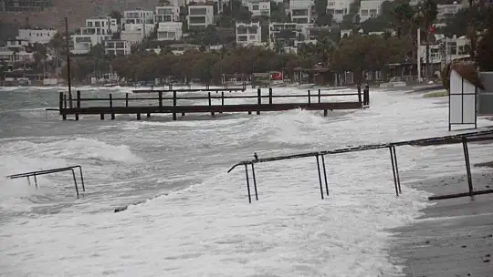 Bodrum'da fırtına kabusu