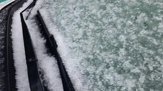 Bodrum'da fırtına ve dolu kabusu