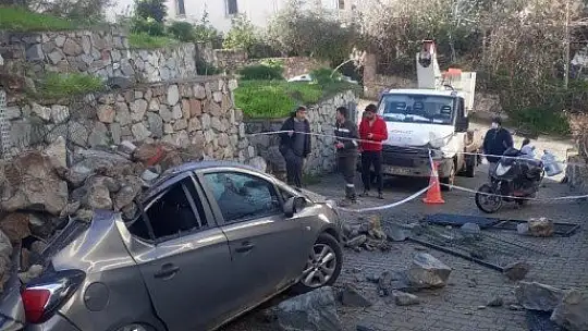 Bodrum'da fırtına ve dolu kabusu