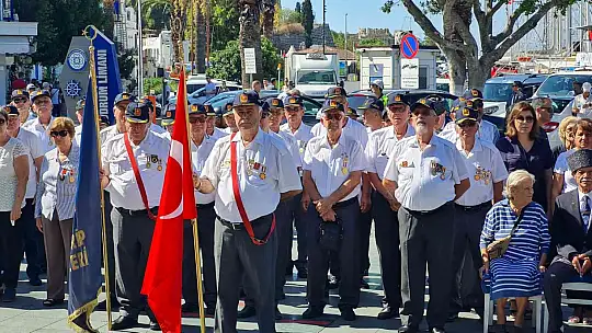 Bodrum'da Gaziler Günü törenle kutlandı
