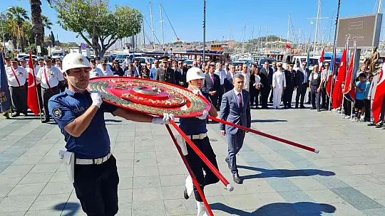Bodrum'da Gaziler Günü törenle kutlandı