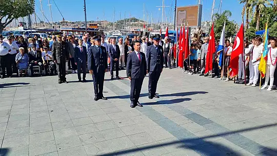 Bodrum'da Gaziler Günü törenle kutlandı
