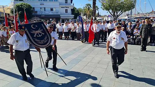 Bodrum'da Gaziler Günü törenle kutlandı