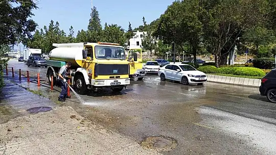 Bodrum'da hummalı bayram temizliği