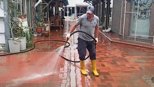 Bodrum'da hummalı bayram temizliği