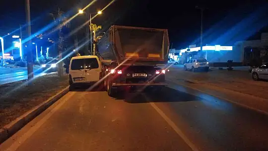 Bodrum'da kamyon kazası