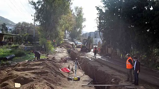 Bodrum'da kanalizasyonunun yüzde 51'i tamamlandı