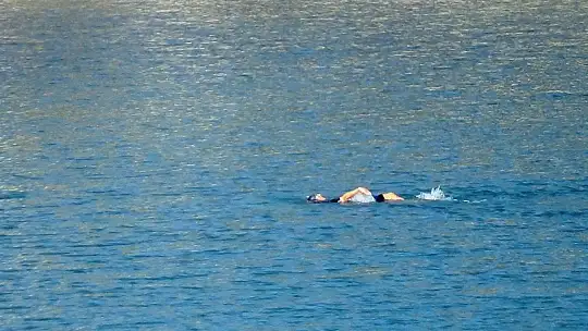 Bodrum'da kısıtlamalı deniz keyfi