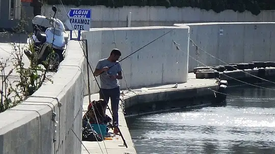 Bodrum'da kısıtlamalı deniz keyfi