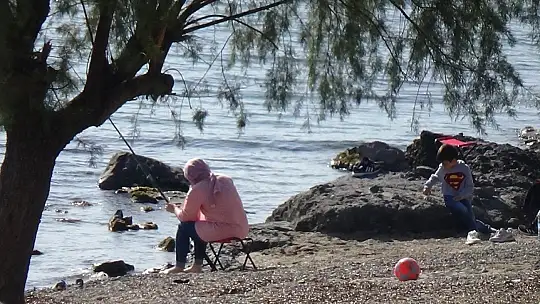 Bodrum'da kısıtlamalı deniz keyfi
