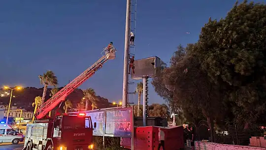 Bodrum'da korku dolu dakikalar