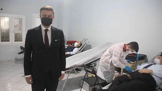 Bodrum'da öğretmenlerden kan bağışı