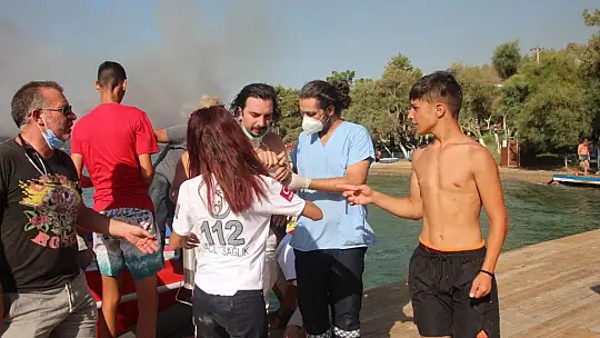 Bodrum'da orman yangınında otellerden 3 bin kişi tahliye edildi