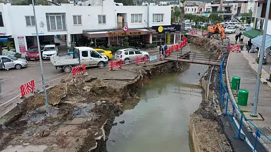 Bodrum'da su baskınlarına karşı çalışmalar devam ediyor