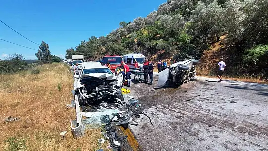 Bodrum'da trafik kazası: 1 ölü, 3 yaralı