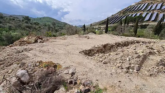 Bodrum'da yanan alanlara hafriyat dökülmesine ses yükselttiler