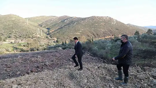 Bodrum'da yanan ormanlık alan kaçak hafriyatla doldu