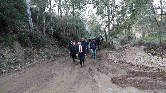 Bodrum'da yanan ormanlık alan kaçak hafriyatla doldu