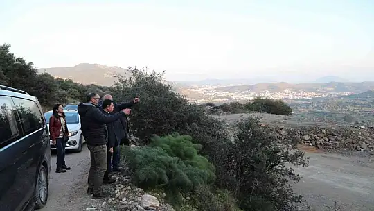 Bodrum'da yanan ormanlık alan kaçak hafriyatla doldu