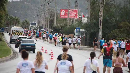 BODRUM'DA YARI MARATON HEYECANI