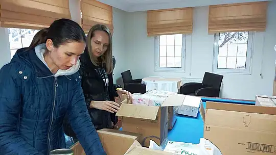 Bodrum'da yaşayan Ukraynalılar seferber oldu yardım yağıyor