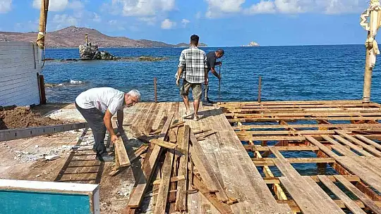 Bodrum'da yıllardır süren kaçak yıkımlar devam ediyor
