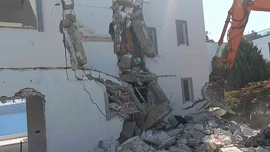 Bodrum'da yıllardır süren kaçak yıkımlar devam ediyor