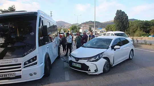 Bodrum'daki kaza güvenlik kamerasına yansıdı