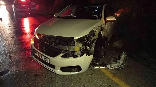 Bodrum'daki kazada araçta sıkışan sürücü güçlükle kurtarıldı