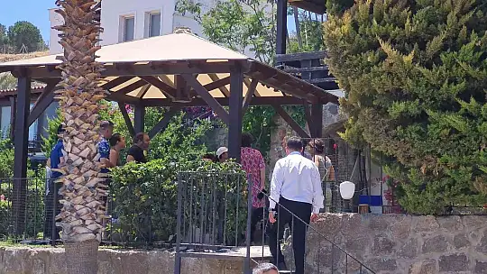 Bodrum'daki villada yangın paniği