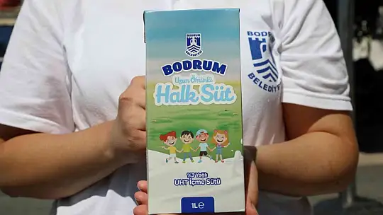BODRUM HALK SÜT'ÜN DAĞITIMI SÜRÜYOR