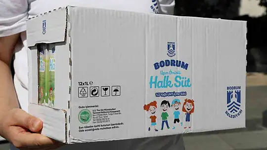 BODRUM HALK SÜT'ÜN DAĞITIMI SÜRÜYOR