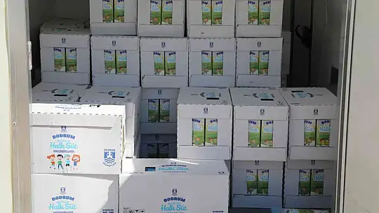 BODRUM HALK SÜT'ÜN DAĞITIMI SÜRÜYOR