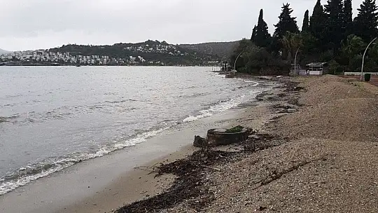 Bodrum sahilleri bomboş kaldı