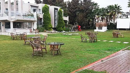 Bodrum sahilleri bomboş kaldı