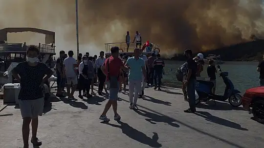 Bodrum semalarını duman kapladı