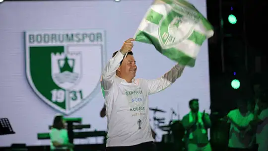 Bodrum sokakları yeşil-beyaz oldu