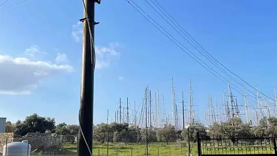 Bodrum'u hortum vurdu