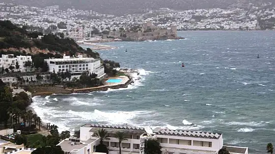 Bodrum'u lodos vurdu