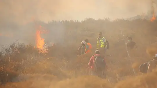 Bodrum yeniden alevlere teslim oldu