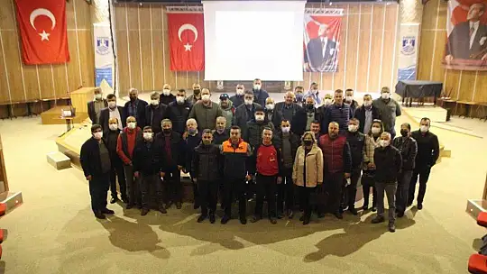 Bodrumlu muhtarlara afet bilinci eğitimi verildi