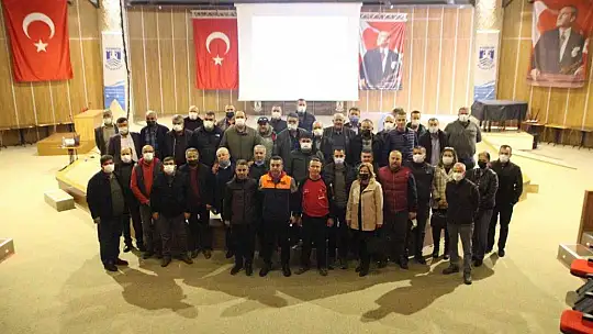 Bodrumlu muhtarlara afet bilinci eğitimi verildi