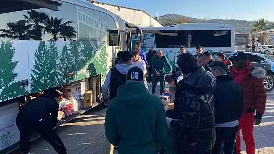 BODRUMSPOR'DAN DEPREM BÖLGESİNE DESTEK