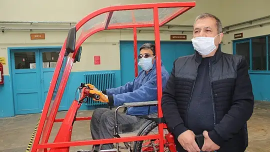 Bu araç, engellilerin hayatını kolaylaştıracak