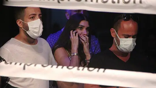 Burcu Kıratlı bayılan sporcuyu görünce şok oldu