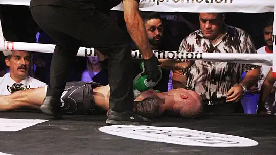 Burcu Kıratlı bayılan sporcuyu görünce şok oldu