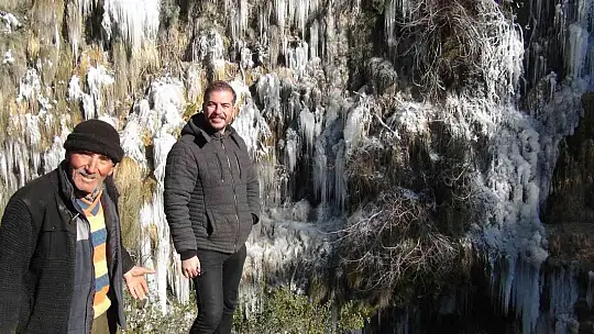 Buz tutan kanyonun görsel şöleni büyüledi