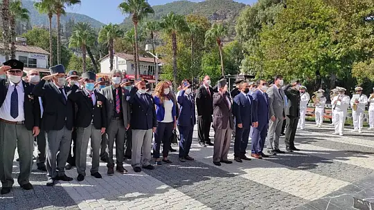 Fethiye'de Gaziler Günü Törenle Kutlandı