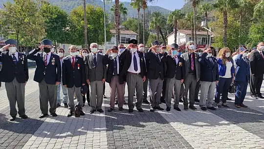 Fethiye'de Gaziler Günü Törenle Kutlandı