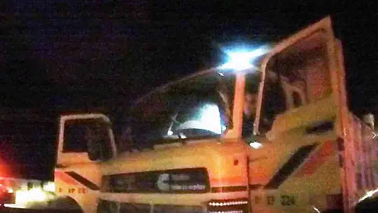 Çaldığı kamyonla kaçarken yakalandı